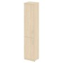 Nova S В.СУ-1.3Л (Бук артизан) Шкаф высокий узкий, левый, 1 низкая дверь ЛДСП, 1 средняя дверь ЛДСП