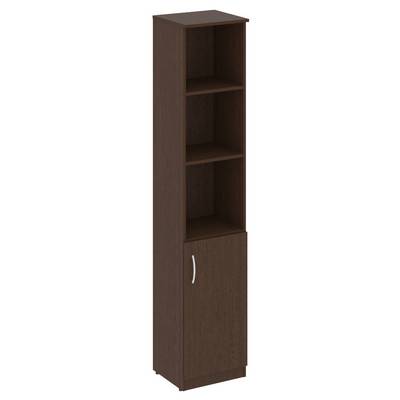 Nova S В.СУ-1.1Пр (Венге цаво) Шкаф высокий узкий, правый, 1 низкая дверь ЛДСП