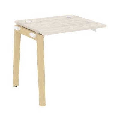 Onix Wood OW.1.NRS-0.7 (Денвер светлый/Дуб светлый) Наборный элемент рабочей станции, опоры - массив дерева