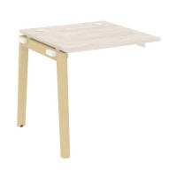 Onix Wood OW.1.NRS-0.8 (Денвер светлый/Дуб светлый) Наборный элемент рабочей станции, опоры - массив дерева