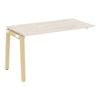 Onix Wood OW.1.NRS-3.7 (Денвер светлый/Дуб светлый) Наборный элемент рабочей станции, опоры - массив дерева