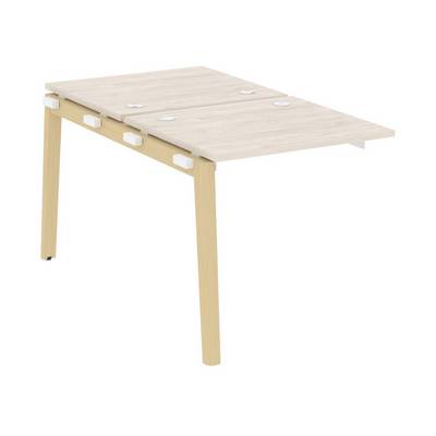 Onix Wood OW.2.NRS-0.7 (Денвер светлый/Дуб светлый) Наборный элемент рабочей станции, опоры - массив дерева