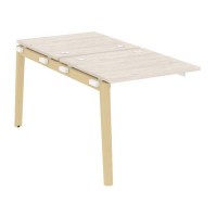 Onix Wood OW.2.NRS-0.8 (Денвер светлый/Дуб светлый) Наборный элемент рабочей станции, опоры - массив дерева