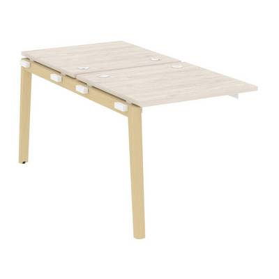 Onix Wood OW.2.NRS-0.8 (Денвер светлый/Дуб светлый) Наборный элемент рабочей станции, опоры - массив дерева