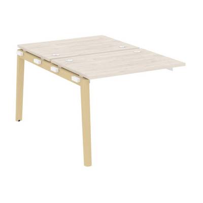 Onix Wood OW.2.NRS-1.7 (Денвер светлый/Дуб светлый) Наборный элемент рабочей станции, опоры - массив дерева