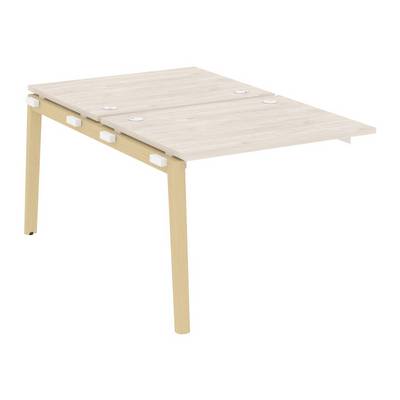 Onix Wood OW.2.NRS-1.8 (Денвер светлый/Дуб светлый) Наборный элемент рабочей станции, опоры - массив дерева