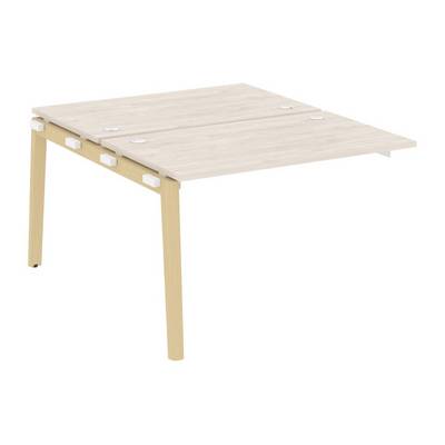 Onix Wood OW.2.NRS-2.7 (Денвер светлый/Дуб светлый) Наборный элемент рабочей станции, опоры - массив дерева