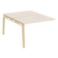 Onix Wood OW.2.NRS-2.8 (Денвер светлый/Дуб светлый) Наборный элемент рабочей станции, опоры - массив дерева