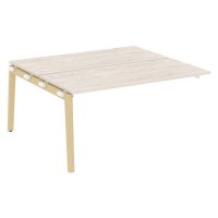 Onix Wood OW.2.NRS-4.7 (Денвер светлый/Дуб светлый) Наборный элемент рабочей станции, опоры - массив дерева