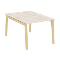 Onix Wood OW.D.RS-2.1.7 (Денвер светлый/Дуб светлый) Рабочая станция, опоры - массив дерева