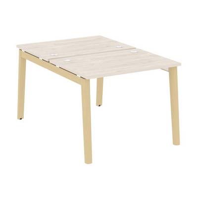 Onix Wood OW.D.RS-2.1.7 (Денвер светлый/Дуб светлый) Рабочая станция, опоры - массив дерева