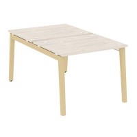 Onix Wood OW.D.RS-2.1.8 (Денвер светлый/Дуб светлый) Рабочая станция, опоры - массив дерева