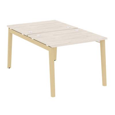 Onix Wood OW.D.RS-2.1.8 (Денвер светлый/Дуб светлый) Рабочая станция, опоры - массив дерева