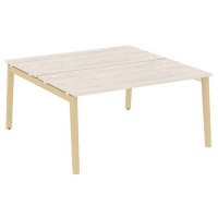 Onix Wood OW.D.RS-2.4.8 (Денвер светлый/Дуб светлый) Рабочая станция, опоры - массив дерева