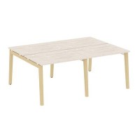 Onix Wood OW.D.RS-4.1.7 (Денвер светлый/Дуб светлый) Рабочая станция, опоры - массив дерева