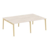 Onix Wood OW.D.RS-4.2.8 (Денвер светлый/Дуб светлый) Рабочая станция, опоры - массив дерева