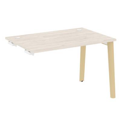 Onix Wood OW.SPR-2.8 (Денвер светлый/Дуб светлый) Стол-приставка к опорным элементам, опоры - массив дерева