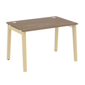 OW.SP-2.8 (Дуб аризона/Дуб светлый) Стол письменный, опоры - массив дерева