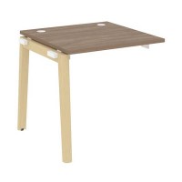 Onix Wood OW.1.NRS-0.8 (Дуб аризона/Дуб светлый) Наборный элемент рабочей станции, опоры - массив дерева