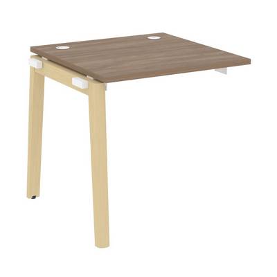 Onix Wood OW.1.NRS-0.8 (Дуб аризона/Дуб светлый) Наборный элемент рабочей станции, опоры - массив дерева