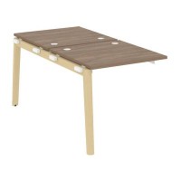 Onix Wood OW.2.NRS-0.8 (Дуб аризона/Дуб светлый) Наборный элемент рабочей станции, опоры - массив дерева