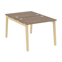 Onix Wood OW.D.RS-2.1.7 (Дуб аризона/Дуб светлый) Рабочая станция, опоры - массив дерева