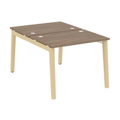 Onix Wood OW.D.RS-2.1.7 (Дуб аризона/Дуб светлый) Рабочая станция, опоры - массив дерева