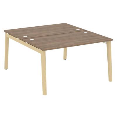 Onix Wood OW.D.RS-2.3.8 (Дуб аризона/Дуб светлый) Рабочая станция, опоры - массив дерева