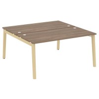 Onix Wood OW.D.RS-2.4.8 (Дуб аризона/Дуб светлый) Рабочая станция, опоры - массив дерева