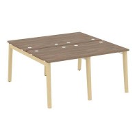 Onix Wood OW.D.RS-4.0.8 (Дуб аризона/Дуб светлый) Рабочая станция, опоры - массив дерева