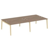 Onix Wood OW.D.RS-4.4.8 (Дуб аризона/Дуб светлый) Рабочая станция, опоры - массив дерева