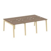 Onix Wood OW.D.RS-6.0.7 (Дуб аризона/Дуб светлый) Рабочая станция, опоры - массив дерева