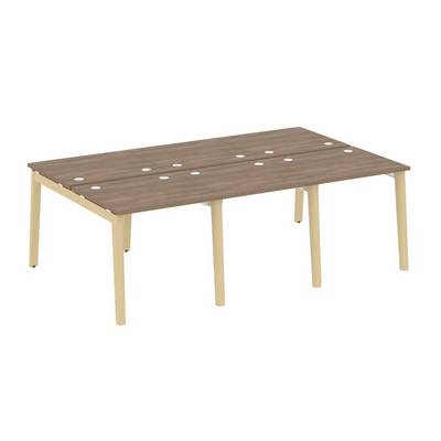 Onix Wood OW.D.RS-6.0.7 (Дуб аризона/Дуб светлый) Рабочая станция, опоры - массив дерева