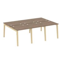 Onix Wood OW.D.RS-6.0.8 (Дуб аризона/Дуб светлый) Рабочая станция, опоры - массив дерева