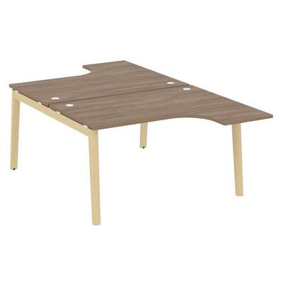 Onix Wood OW.D.SA-3 (Дуб аризона/Дуб светлый) Рабочая станция, опоры - массив дерева