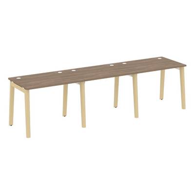 Onix Wood OW.RS-3.1.7 (Дуб аризона/Дуб светлый) Рабочая станция, опоры - массив дерева