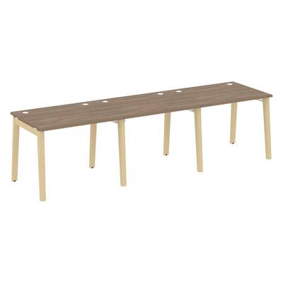 Onix Wood OW.RS-3.1.8 (Дуб аризона/Дуб светлый) Рабочая станция, опоры - массив дерева