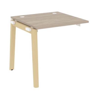 Onix Wood OW.1.NRS-0.8 (Дуб аттик/Дуб светлый) Наборный элемент рабочей станции, опоры - массив дерева