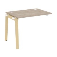 Onix Wood OW.1.NRS-1.7 (Дуб аттик/Дуб светлый) Наборный элемент рабочей станции, опоры - массив дерева