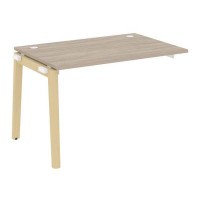 Onix Wood OW.1.NRS-2.8 (Дуб аттик/Дуб светлый) Наборный элемент рабочей станции, опоры - массив дерева