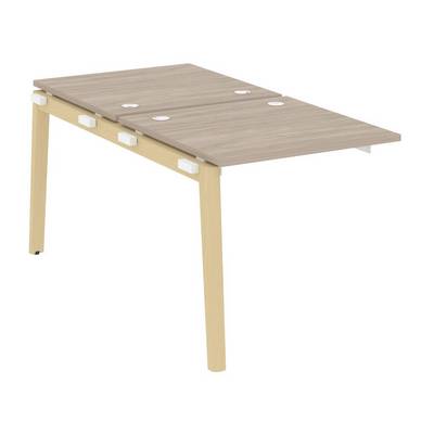 Onix Wood OW.2.NRS-0.8 (Дуб аттик/Дуб светлый) Наборный элемент рабочей станции, опоры - массив дерева