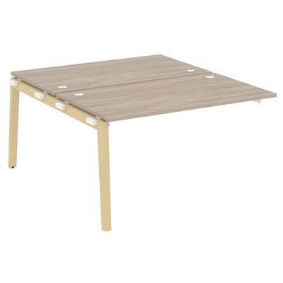 Onix Wood OW.2.NRS-3.8 (Дуб аттик/Дуб светлый) Наборный элемент рабочей станции, опоры - массив дерева