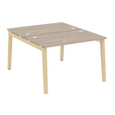 Onix Wood OW.D.RS-2.2.7 (Дуб аттик/Дуб светлый) Рабочая станция, опоры - массив дерева