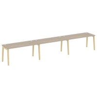 Onix Wood OW.RS-3.4.7 (Дуб аттик/Дуб светлый) Рабочая станция, опоры - массив дерева