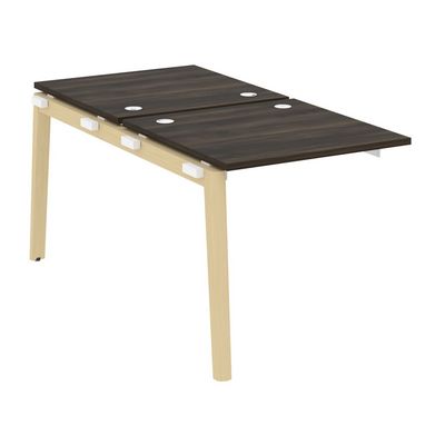 Onix Wood OW.2.NRS-0.8 (Дуб Мали/Дуб светлый) Наборный элемент рабочей станции, опоры - массив дерева