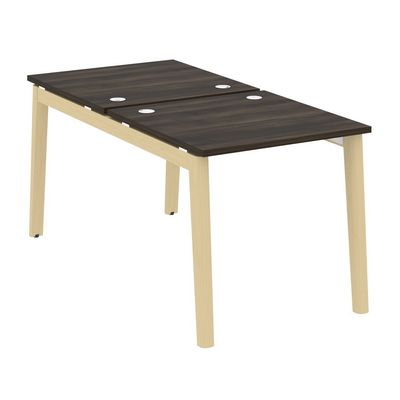 Onix Wood OW.D.RS-2.0.8 (Дуб Мали/Дуб светлый) Рабочая станция, опоры - массив дерева