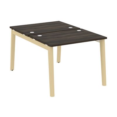 Onix Wood OW.D.RS-2.1.7 (Дуб Мали/Дуб светлый) Рабочая станция, опоры - массив дерева