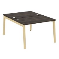 Onix Wood OW.D.RS-2.2.8 (Дуб Мали/Дуб светлый) Рабочая станция, опоры - массив дерева