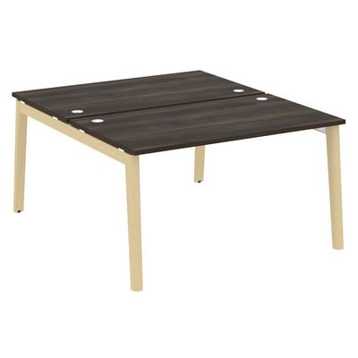 Onix Wood OW.D.RS-2.3.8 (Дуб Мали/Дуб светлый) Рабочая станция, опоры - массив дерева