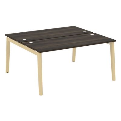 Onix Wood OW.D.RS-2.4.7 (Дуб Мали/Дуб светлый) Рабочая станция, опоры - массив дерева